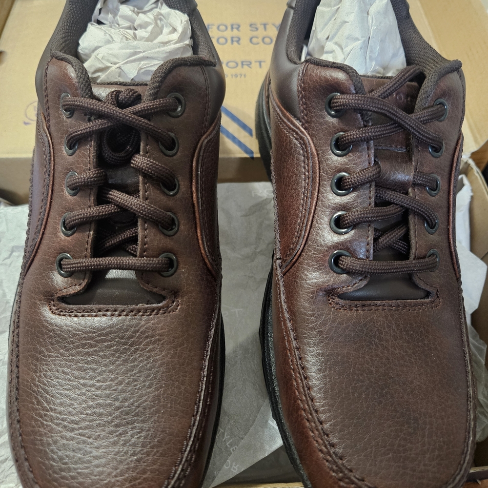 Men's Rockport Brown Genuine Leather Shoes